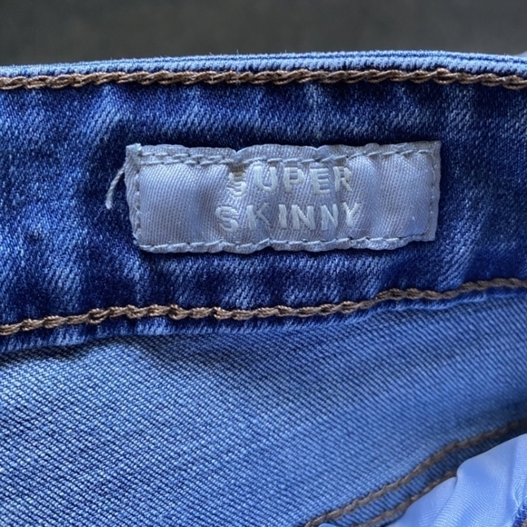 👖 Aeropostale Men's Super Skinny Jeans 30x30 Acid Wash Denim Edgy Cool Streetwe - Picture 7 of 8